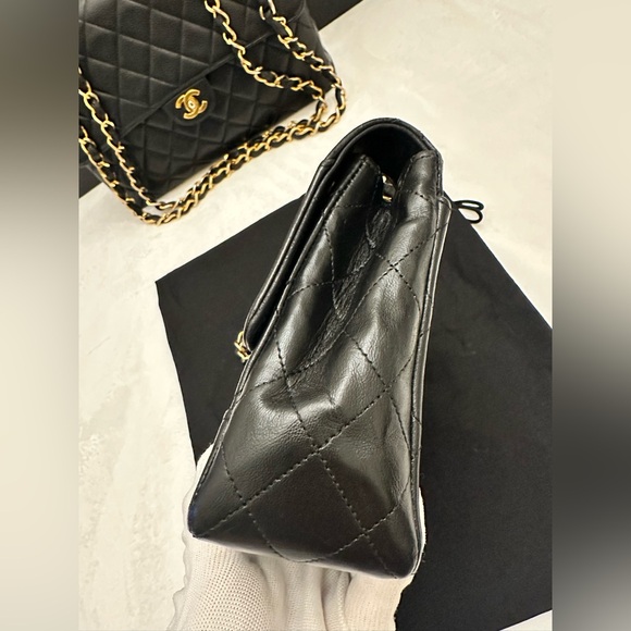 Chanel Lambskin Matelasse single Flap Chain ShoulderBag w/detachable mini wallet - Picture 6 of 15